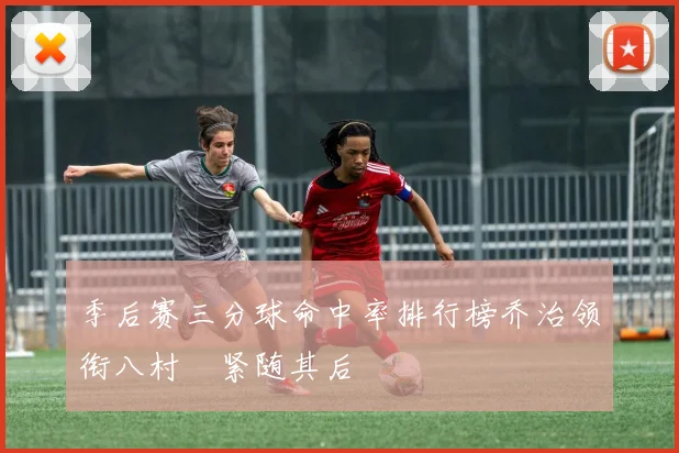 季后赛三分球命中率排行榜乔治领衔八村塁紧随其后